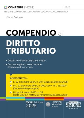 Compendio di Diritto Tributario - Edizione 2025
