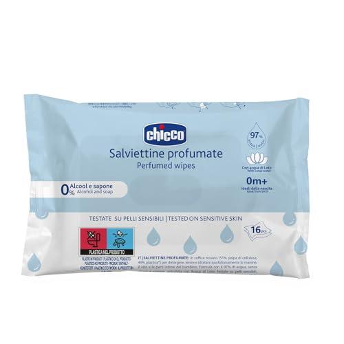 Chicco Salviette Tascabili Neonato - 16 Pezzi