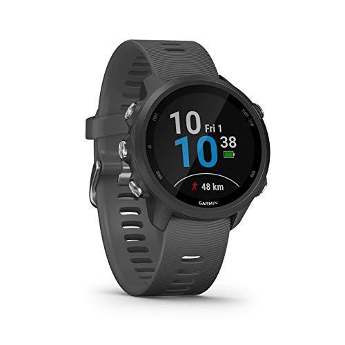 Garmin Forerunner 245, Orologio Smart GPS Multisport, Nero/Grigio
