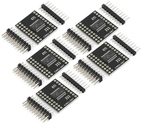 TECNOIOT 5pcs MCP23017 Interfaccia Seriale I2C Bidirezionale 16-Bit I/O