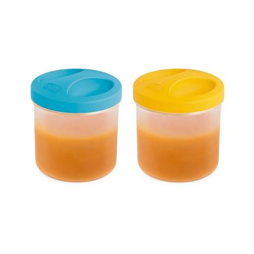 Chicco Vasetti Thermos Porta Pappa, 2 Pezzi