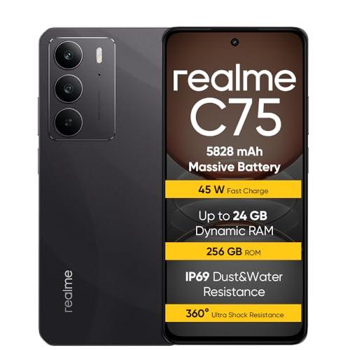 realme C75 Smartphone 8+256 GB Black