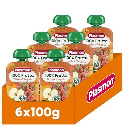 Plasmon Spremi e Gusta Mela e Fragola - 6x100g