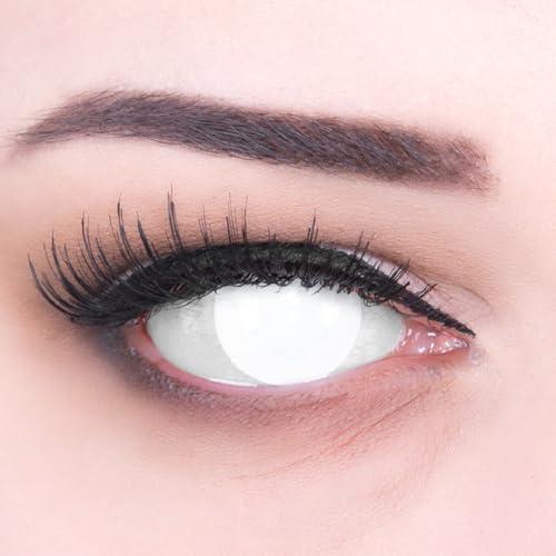 Meralens Lenti a Contatto Colorate Bianche Blind White