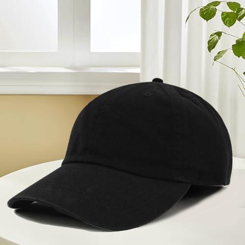 Elegante berretto da baseball in cotone lavato e denim, design a basso profilo per uomini e donne