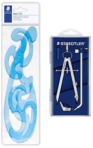 Staedtler Mars Comfort Set Compasso di Precisione e Curvilinee Burmester