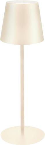 MAJESTIC AGATA - Lampada da tavolo LED senza fili ricaricabile Avorio