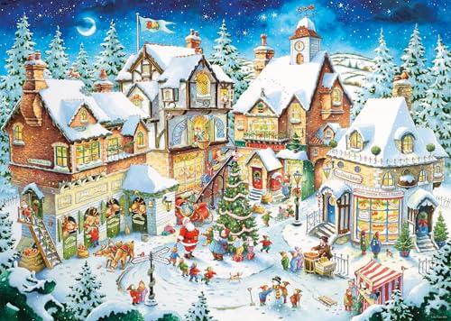 Ravensburger - Puzzle 50° Anniversario: Villaggio di Natale, 1000 Pezzi