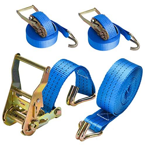 Cinghie a Cricchetto 2000 kg - 6 Metri con Ganci