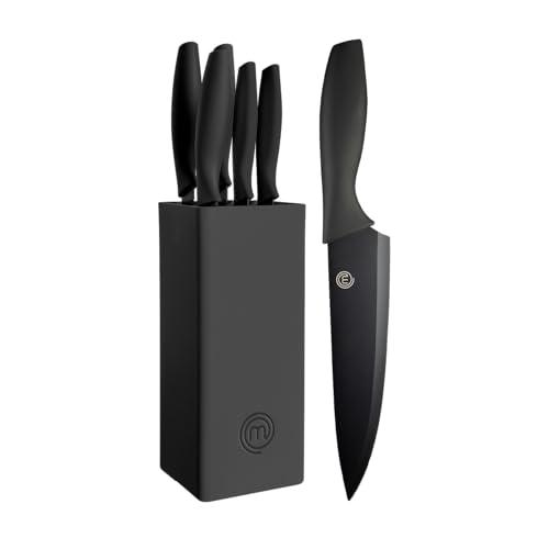 MasterChef Set Coltelli da Cucina con Ceppo Universale - 5 Pezzi