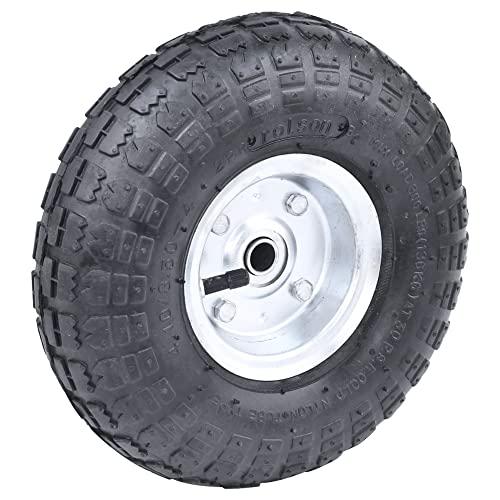 Ruota per Carrello Rolson 42511 - Pneumatico Nero 250 x 90 mm