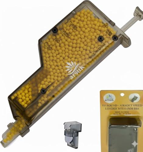 ARSUK Speed Loader Airsoft 6 mm con Adattatore