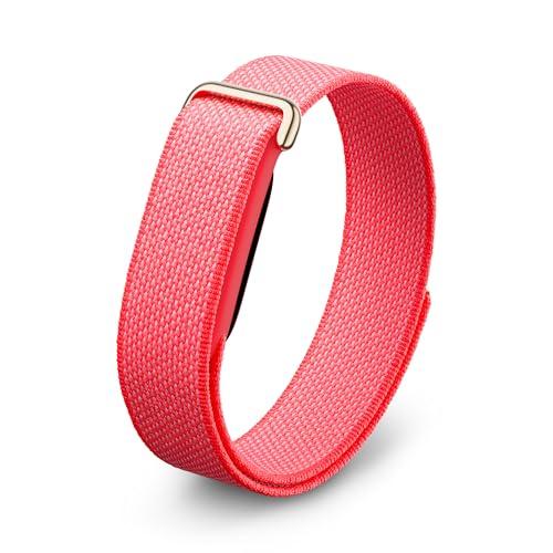 Google Fitbit Air - Activity tracker senza schermo con monitoraggio di fitness, battito cardiaco e sonno - Coaching personalizzato basato sull'AI - Fino a 7 giorni di autonomia - Rosso lampone