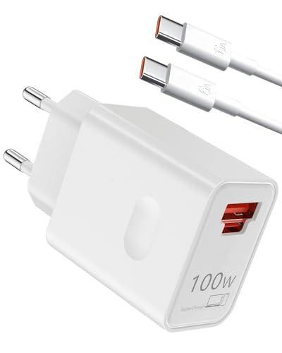 Caricabatterie USB-C 100W SuperCharge per HONOR e Huawei con cavo 6A