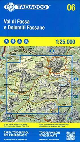 Carta Topografica Val di Fassa e Dolomiti Fassane 1:25K - Tabacco
