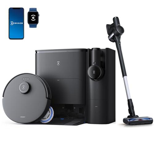 ECOVACS DEEBOT T30S COMBO COMPLETE Robot Aspirapolvere Lavapavimenti con Stazione Multifunzione