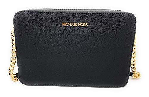 Michael Kors - Jet Set Lg Ew - Borsa a tracolla da donna, Nero, Medium