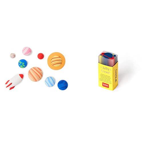 Legami - Solar System, Set di 9 Gomme