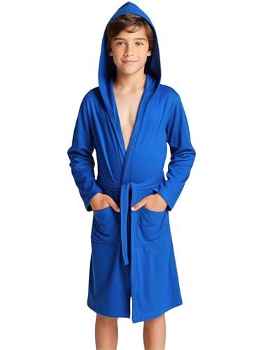 o-day Accappatoio Bambino in Microfibra Blu Royal, Taglia 14-16 Anni