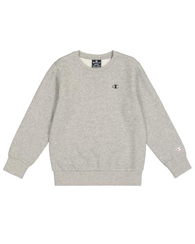 Champion Legacy Basics Felpa Girocollo Powerblend Fleece Bambino Grigio Melange