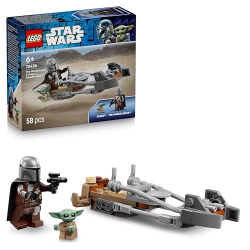 LEGO Star Wars 75436 Speeder Bike del Mandaloriano e di Grogu