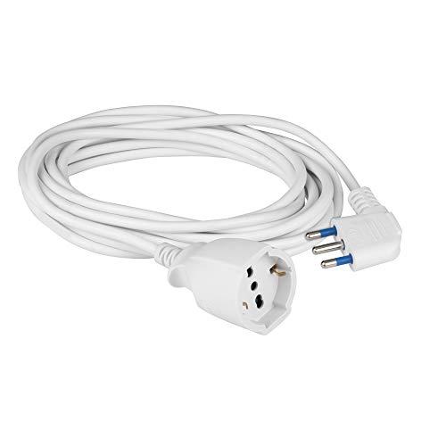 Prolunga Elettrica Estensibile Poly Pool 3 Metri - Spina Salvaspazio e Presa Schuko