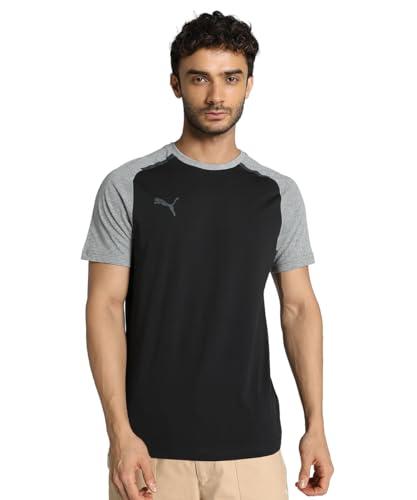 PUMA Teamcup Maglietta Casual da Uomo, PUMA Black