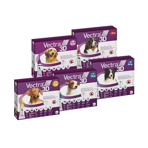 VECTRA 3D Antiparassitario per Cane 4/10 kg 3 Pipette