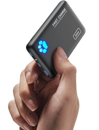 INIU Power Bank 10000mAh, 22.5W Ricarica Rapida, Ultra Sottile e Leggero