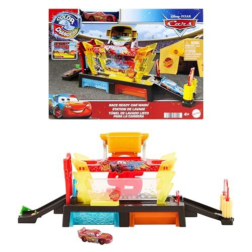 Mattel CARS - Autolavaggio Corsa Cambia Colore