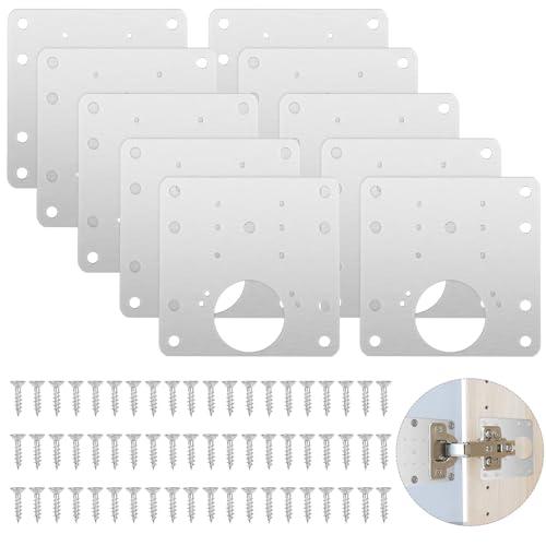 Fousenuk Kit di Riparazione Cerniere in Acciaio Inossidabile per Mobili