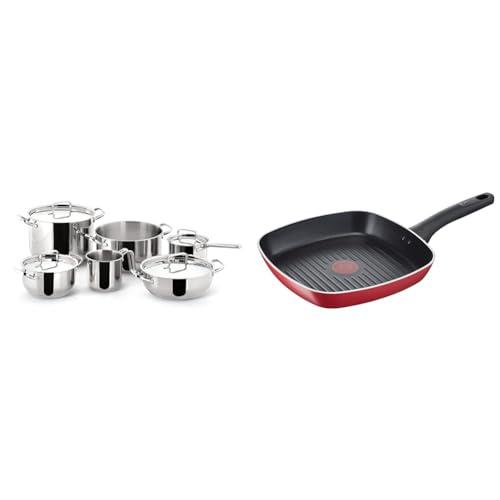 Lagostina Sfiziosa Set Pentole 10 Pezzi + Grill 26x26 cm