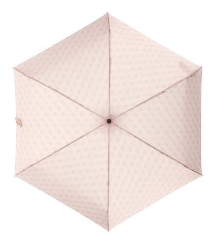 GUESS ombrello Mini Open-Close Umbrella Rose Logo rosa
