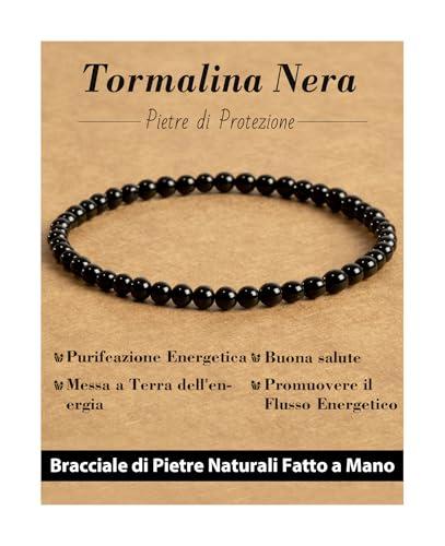 Bracciale Landorilo in Tormalina Nera: Energia e Protezione Naturale