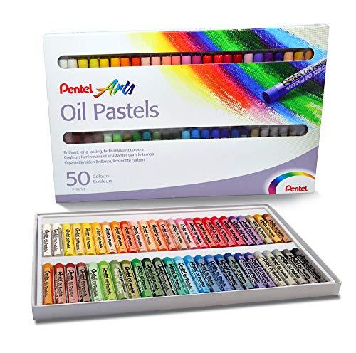 Pentel PHN Pastelli a Olio - Confezione da 50 Pezzi