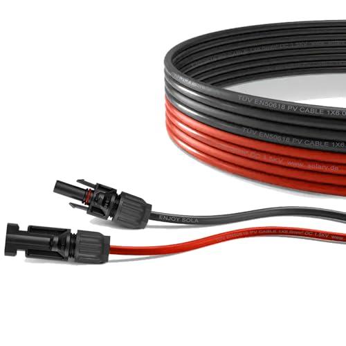 Enjoy Solar Cavo di Collegamento Solare Professionale 4mm² - 5 Metri