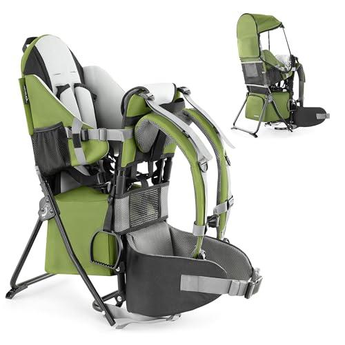 Zaino Porta Bambino Trekking Montagna Besrey (Verde Militare)