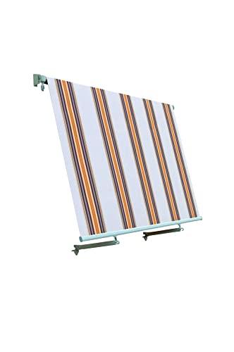 Tenda da Sole a Caduta con Bracci Garden Friend, Riga Beige, 245x245 cm