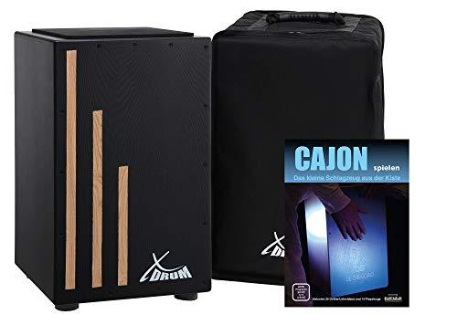 XDrum Cajon Primero Negra con Borsa e Scuola
