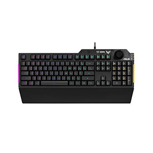 ASUS TUF Gaming K1 - Tastiera Gaming a Membrana RGB