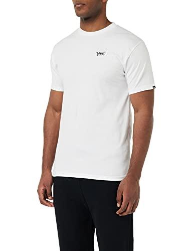 Vans Mini Script T-Shirt Uomo, Bianco-Nero