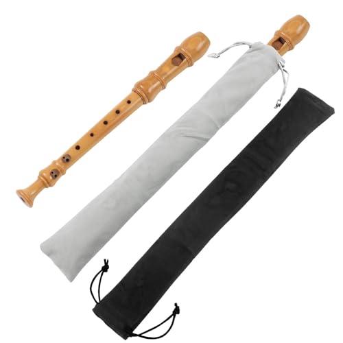 Sacchetti in Velluto per Flauto Soprano, Flauto Dolce e Accessori - Set da 2