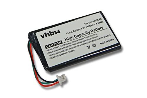 vhbw batteria compatibile con Garmin DriveSmart 5, 50 LMT-D, 51 LMT-D EU, 55, 61 LMT-S, 65 navigatore GPS (1100mAh, 3,7V, Li-Ion)