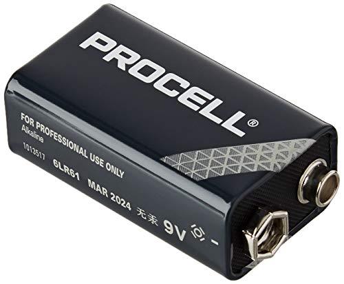 Duracell Procell MN2400/10 - Batterie Alcaline 9V per Uso Professionale (Confezione da 10)
