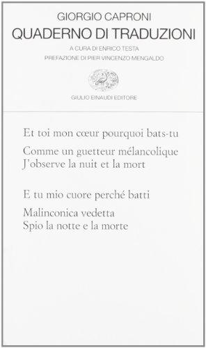 Quaderno di traduzioni