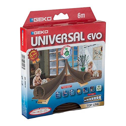 Guarnizione Adesiva Universale Marrone per Porte e Finestre - 6 Metri