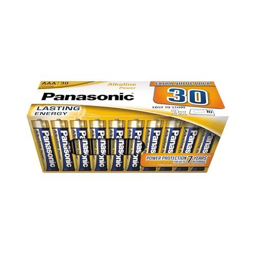 Panasonic Alkaline Power AAA - Confezione da 30 Batterie Alcaline