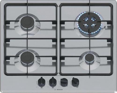 Piano Cottura Bosch PGH6B5K60 Serie 4 a Gas, 60 cm, Inox