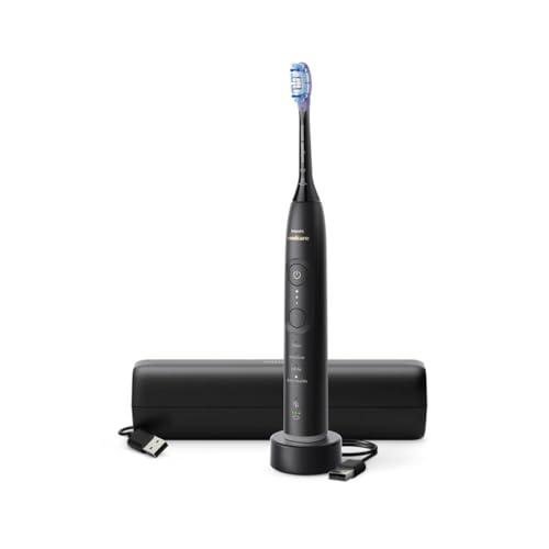 Philips Sonicare Serie 7100 HX7421/01 - Spazzolino Elettrico Nero con Custodia da Viaggio