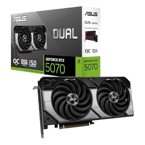 ASUS Dual NVIDIA GeForce RTX 5070 OC Edition 12GB GDDR7 Bianca